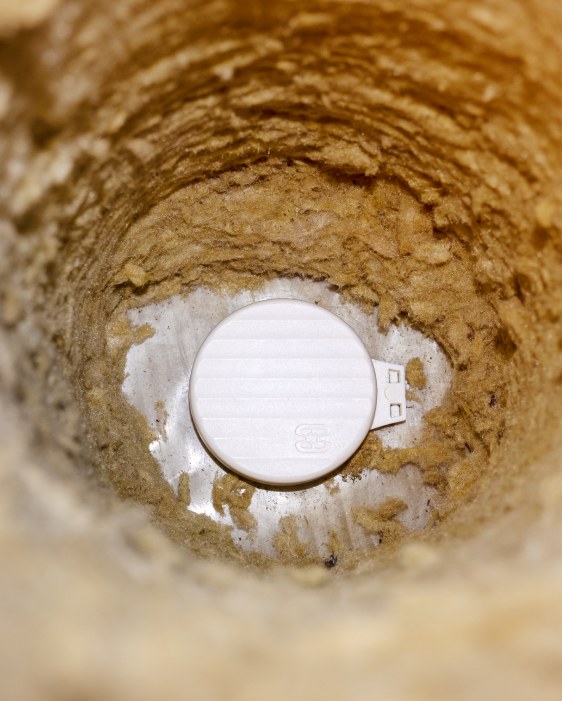 Active Monitoring wireless sensors in building assembly